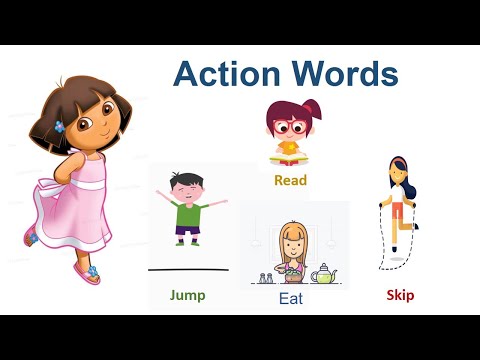 Action Words | Action Verbs |  learning words | improves kids speaking |   parents to teach kids |