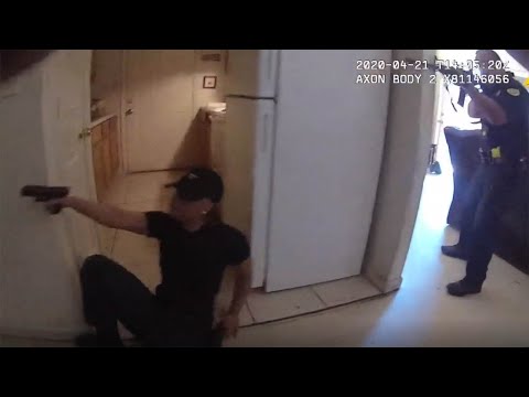 Raw footage: NOPD officer shot in apartment raid