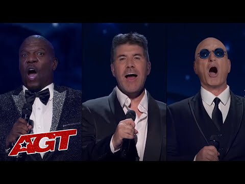 EPIC! Simon Cowell Sings Duet with Howie Mandel and Terry Crews on America's Got Talent! Metaphysic