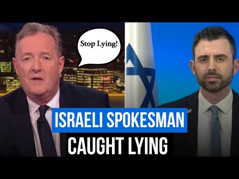 Piers Morgan CATCHES Israeli Spokesman LYING!