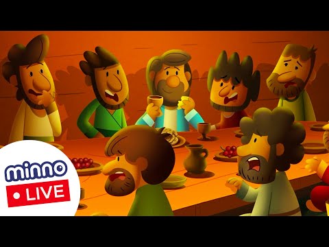 🔴 The Last Supper PLUS More Easter Bible Stories | Minno Laugh and Grow Bible for Kids