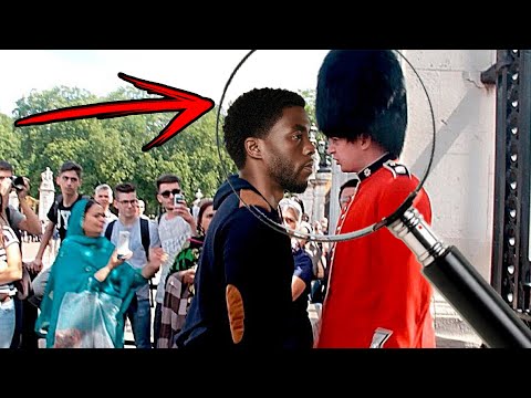 he tried to mess with a royal guard...SURPRISES!