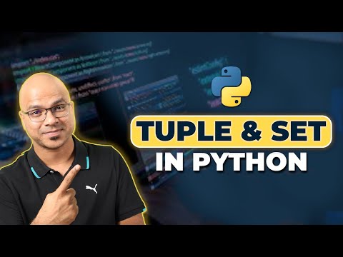 #6 Python Tutorial for Beginners | Tuple | Set in Python