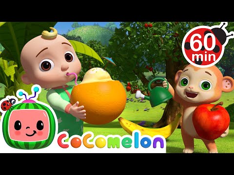 Grow Grow Grow Your Fruit + MORE CoComelon Animal Time | 1 Hour of Animal Nursery Rhymes