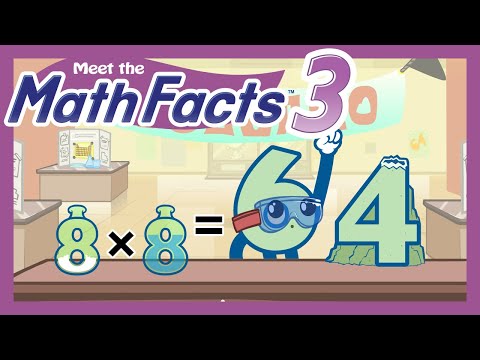 Meet the Math Facts Multiplication &amp;amp; Division - 8 x 8 = 64 | Preschool Prep Company