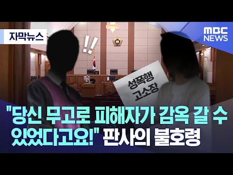 [자막뉴스] &quot;당신 무고로 피해자가 감옥 갈 수 있었다고요!&quot; 판사의 불호령 (2023.07.06/MBC뉴스)