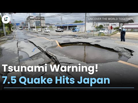 Powerful earthquake slams Japan, residents flee some coastal areas