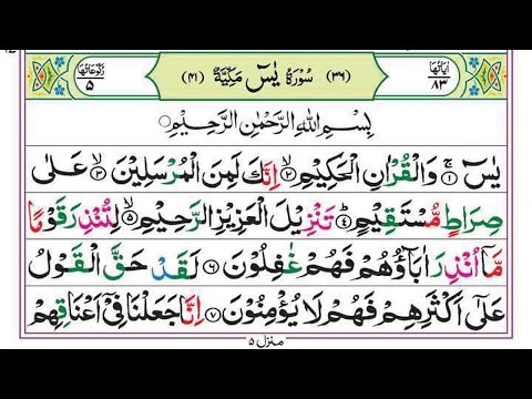 Surah Yasin ??+ | Surah YASEEN (Ya-Seen) | سورة يس | Live