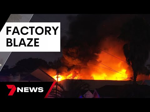 Croydon e-bike factory goes up in flames | 7 News Australia