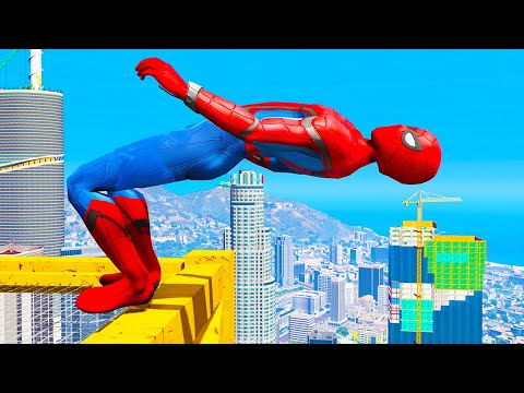 GTA 5 Falling off Highest Points #2 (GTA V Gameplay Fails, Funny Moments)