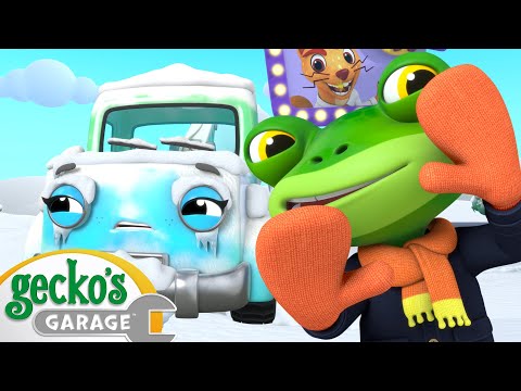 Gecko's Snowball Fight! ⛄ | GECKO'S GARAGE 🐸 | Old MacDonald's Farm | Animal Cartoons for Kids