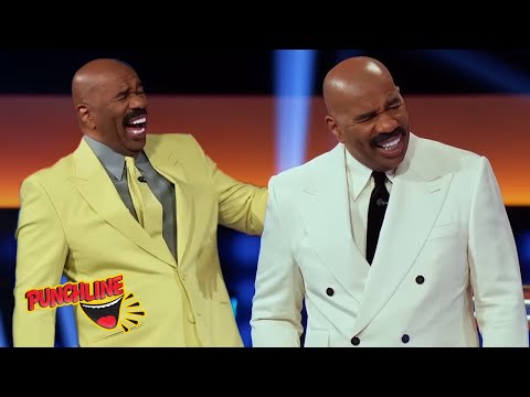 OUTRAGEOUS Family Feud Answers That CRACKED Up STEVE HARVEY!