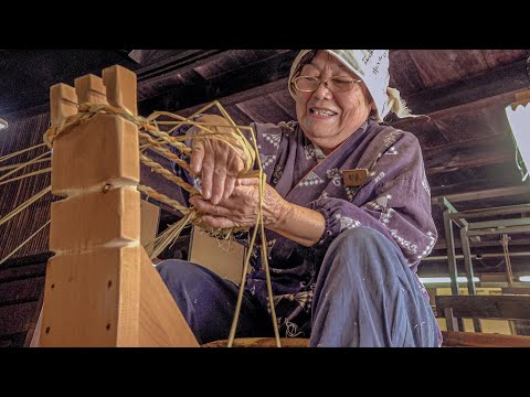 [1100 years of history] A 75-year-old craftperson who makes traditional Japanese footwear.