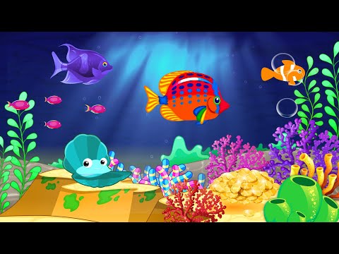 Bedtime Lullabies and Peaceful Fish Animation 🐟 Baby Lullaby Mozart🌙💤 Sweet dreams!