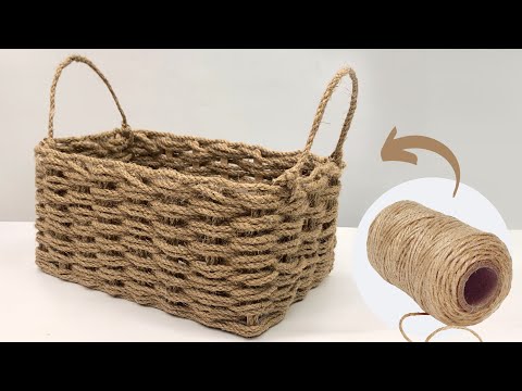 ✂️📦Why buy expensive baskets in stores when you can make it yourself ⁉️ idea from cardboard ♻️