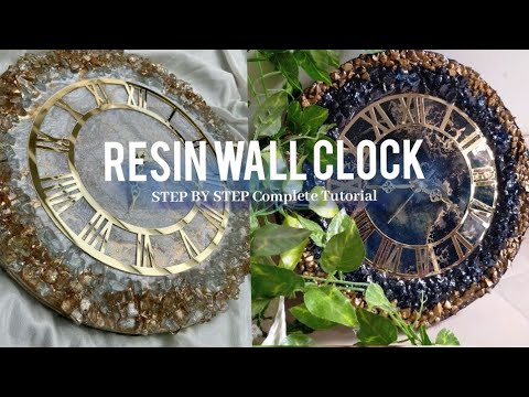 How to make Resin Wall Clock Step By Step Complete Tutorial By Zoha Yaseen| DIY Epoxy Wall Clock