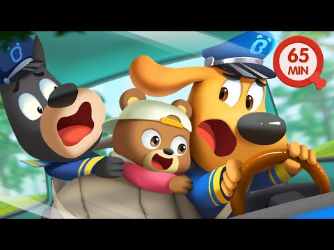 Don't Play in Driver's Seat🚗| Car Safety | Detective Cartoon🔍| Kids Cartoon | Sheriff Labrador