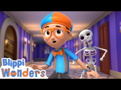 Blippi Wonders - Haunted House! | Blippi Animated Series | Cartoons For Kids