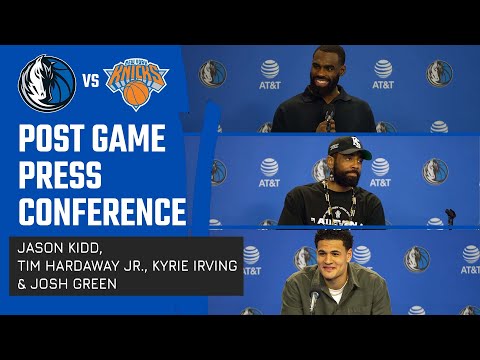 Jason Kidd, Tim Hardaway Jr, Kyrie Irving &amp; Josh Green | Press Conference vs NYK | 01/11/24