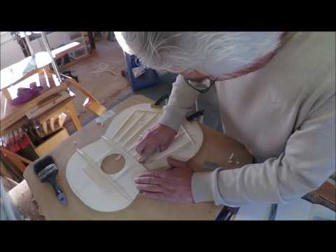 Voicing the classical guitar top