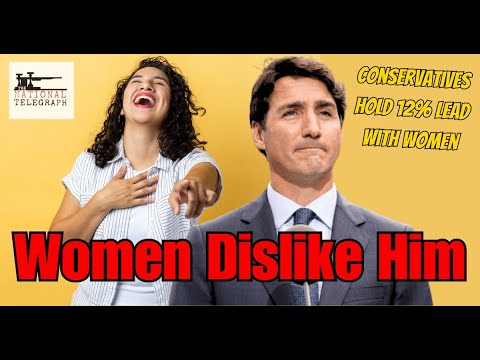 Women strongly dislike Justin Trudeau