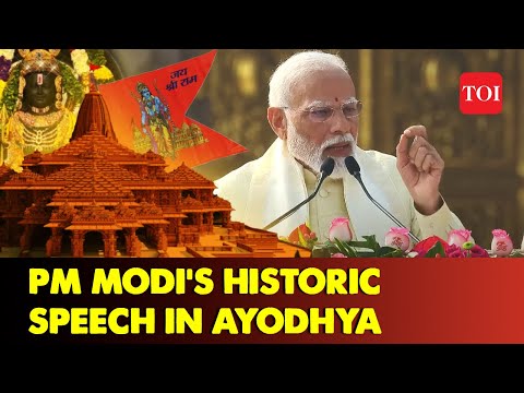 Watch: PM Modi&rsquo;s Historic Full Speech after Ram Lalla&rsquo;s &lsquo;Pran Pratishtha&rsquo; in Ayodhya's Ram Mandir