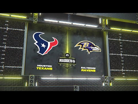 Madden NFL 24 - Houston Texans Vs Baltimore Ravens Simulation AFC Divisional Round NFL Playoffs PS5