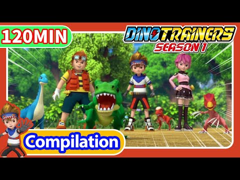 Dino Trainers S1 Compilation [01-13] | Dinosaurs for Kids | Trex | Cartoon | Toys | Robot | Jurassic