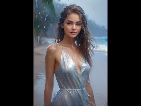 Beautiful Fantasy AI art 15 (Wet dress edition)