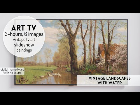 Vintage Landscapes | Vintage Art TV Turn Your TV Into Art | 3 Hrs HD Paintings Frame TV Hack