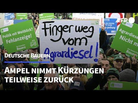 Ampel nimmt K&uuml;rzungen f&uuml;r Landwirte teilweise zur&uuml;ck | AFP