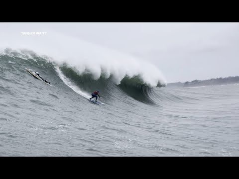 Surfers head to Bay Area's legendary Mavericks as powerful waves expected