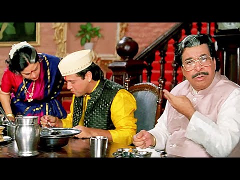 Kankad Mere Muh Mein Tha, Thukne Ko Usko Bola : Kader Khan | Govinda Comedy Scene | Raja Babu