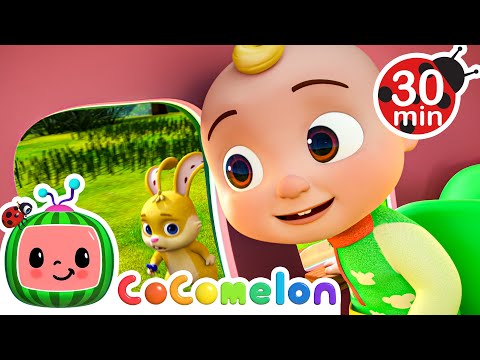 Wheels on the Bus With Animals! | Cocomelon |🚌Wheels on the BUS Songs! |🚌Nursery Rhymes for Kids