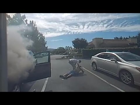 Watch This Stranger Rescue Unconscious Man From Burning Car