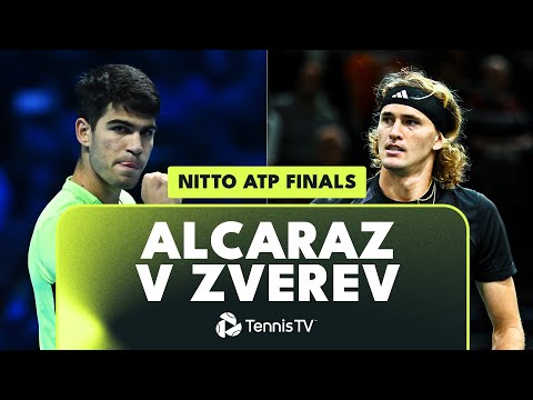 Carlos Alcaraz vs Alexander Zverev Match Highlights | Nitto ATP Finals 2023