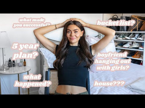 Answering the Questions I AVOID 😅 5 year plan, what made me successful? house update 😅