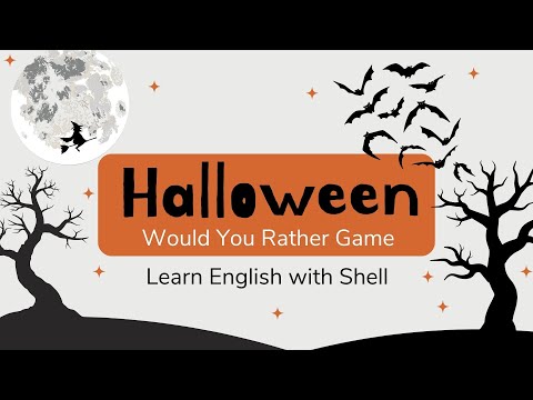 Learn English. The Halloween game. 