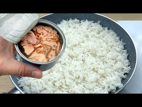 Do you have rice and canned tuna at home? 3🔝Top recipes! So simple, delicious # 233