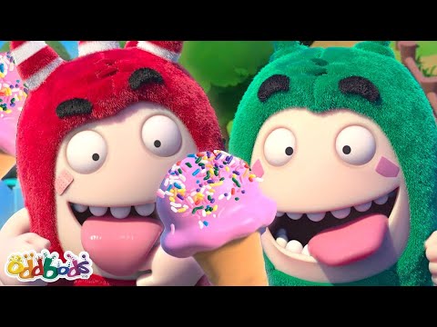 ODDBODS! | NEW! | DOUBLE SCOOP🍦 Best Oddbods Full Episode | Funny Cartoons