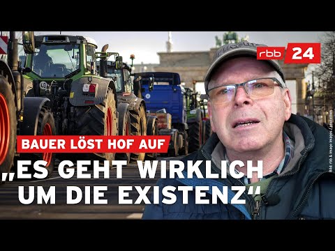 Bauern-Protest: Warum ein Berliner Landwirt demonstriert