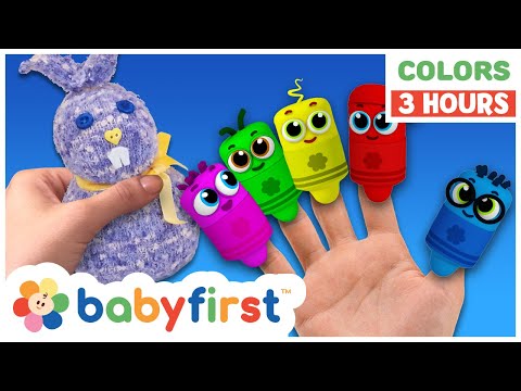 Toddler Learning Video | COLOR CREW | Songs, Magic, Toys &amp; More | 3 Hours Compilation | BabyFirst TV