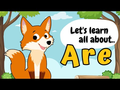 KIDS educational videos kindergarten / 1st grade English Reading: Helping Verbs 'Are'/ Auxiliary