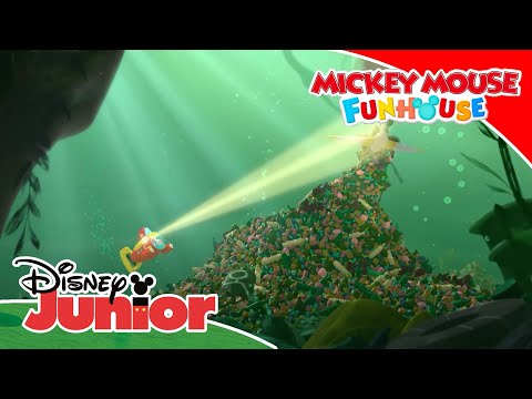 Mickey Mouse Funhouse: Cuida tu planeta | Disney Junior Oficial