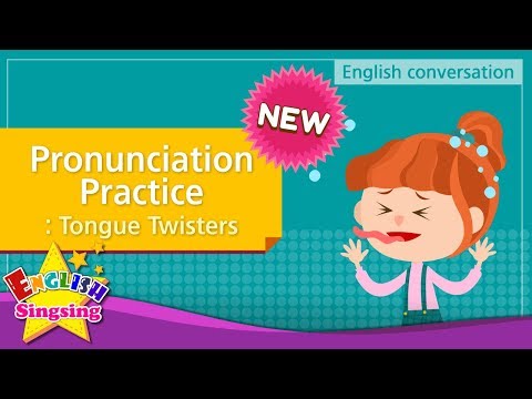 [NEW] 12. Pronunciation Practice -Tongue Twisters  (English Dialogue for Kids)