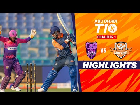 New York Strikers vs Samp Army | Abu Dhabi T10 | Qualifier 1 | Highlights | JioCinema &amp; Sports18