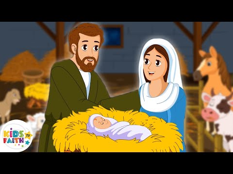 The Birth Story of Jesus Christ | Animated Bible Story for kids | Kids Faith TV