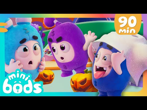 Who Has the Spookiest Halloween Costume Ever! 👻 | 🌈 Minibods 🌈 | Preschool Cartoons for Toddlers