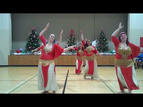 Mediterranean Jewels Jingle Bell Raqs Holiday Bellydance Performance 2023  Omaha