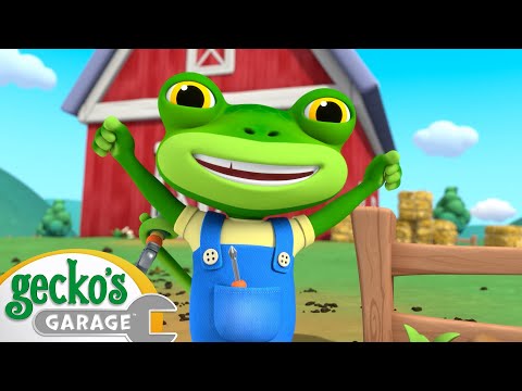 Earth Day: Farming Fix-up! | Gecko's Garage | Buster and Friends | Kids Cartoons